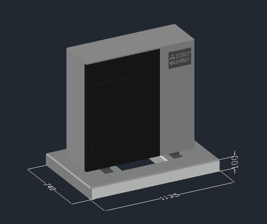 MEPcontent Mitsubishi Electric Corporation Ecodan PUZ-WM50-112 VHA Fundament