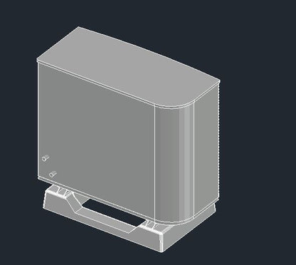 Daikin Altherma H4 EPSK12-14AW1 Aussengerät Fundament