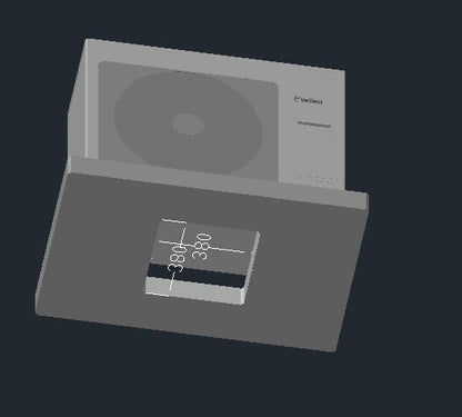 Vaillant aroTHERM pure VWL 85-7_2 AS -105-7-2 AS Fundament