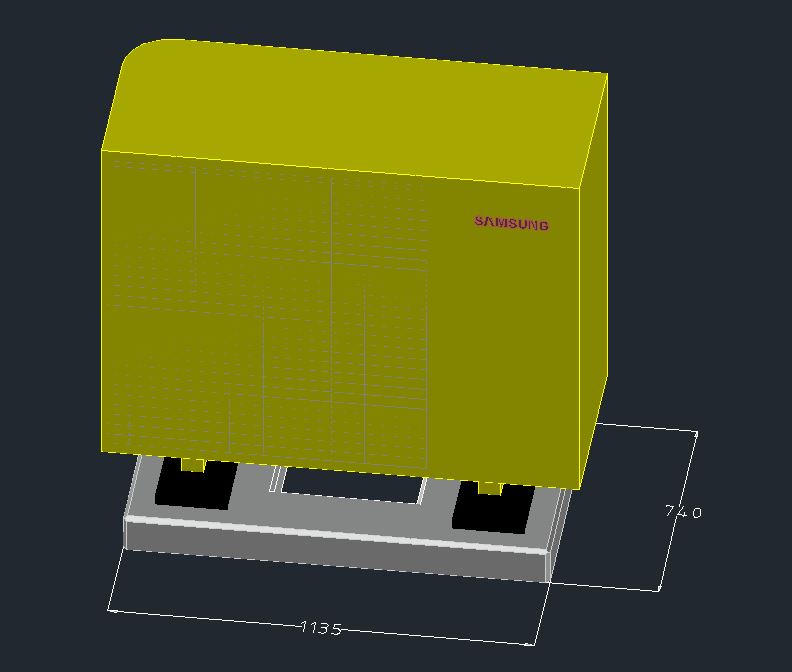 Samsung Mono HT Quiet 8kW 230V Fundament