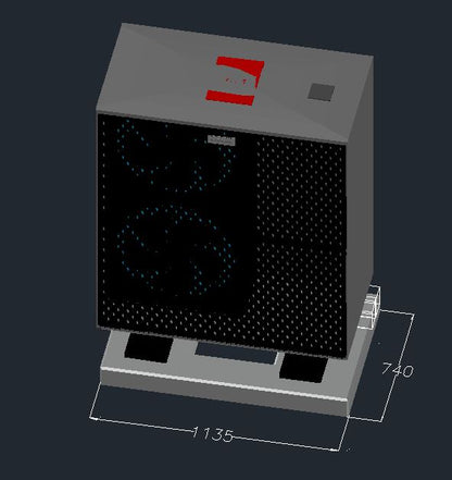 Viessmann Vitocal 150-A AWO-E-AC-AF 151.A13 Fundament